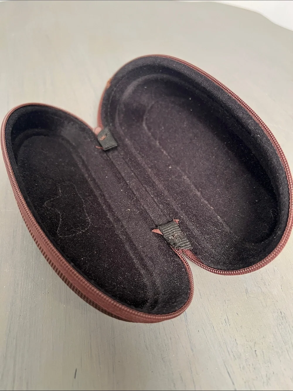 Maui Jim Brown Textured Hard Sunglasses Case